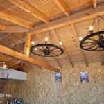 Полилеи от автентични реставрирани бъчви с 4 ръчно изработени дървени чашки!