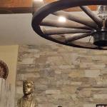 Бюст на Васил Левски от лят бетон,патиниран и бронзиран!